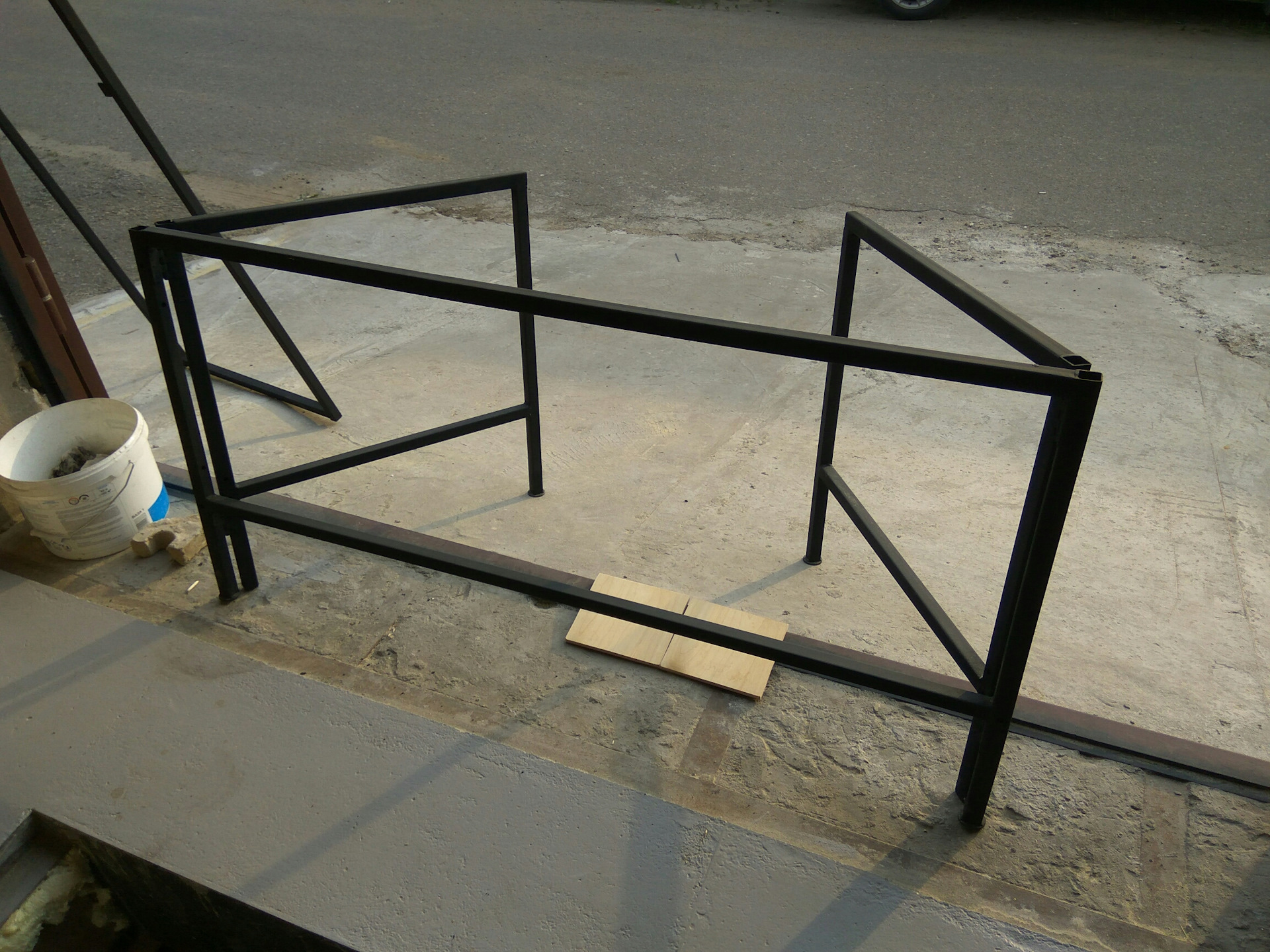 Разборный стол из профильной трубы. Складной стул из профильной трубы. Складной стул из профильной трубы. Складной стул, avl - 1212nm. Раскладной стол из профильной трубы.