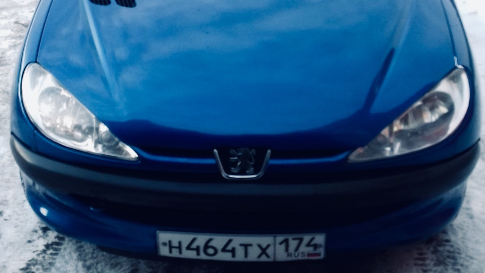 Peugeot 206 1.4 бензиновый 2004 | «Синий Гонщик» на DRIVE2
