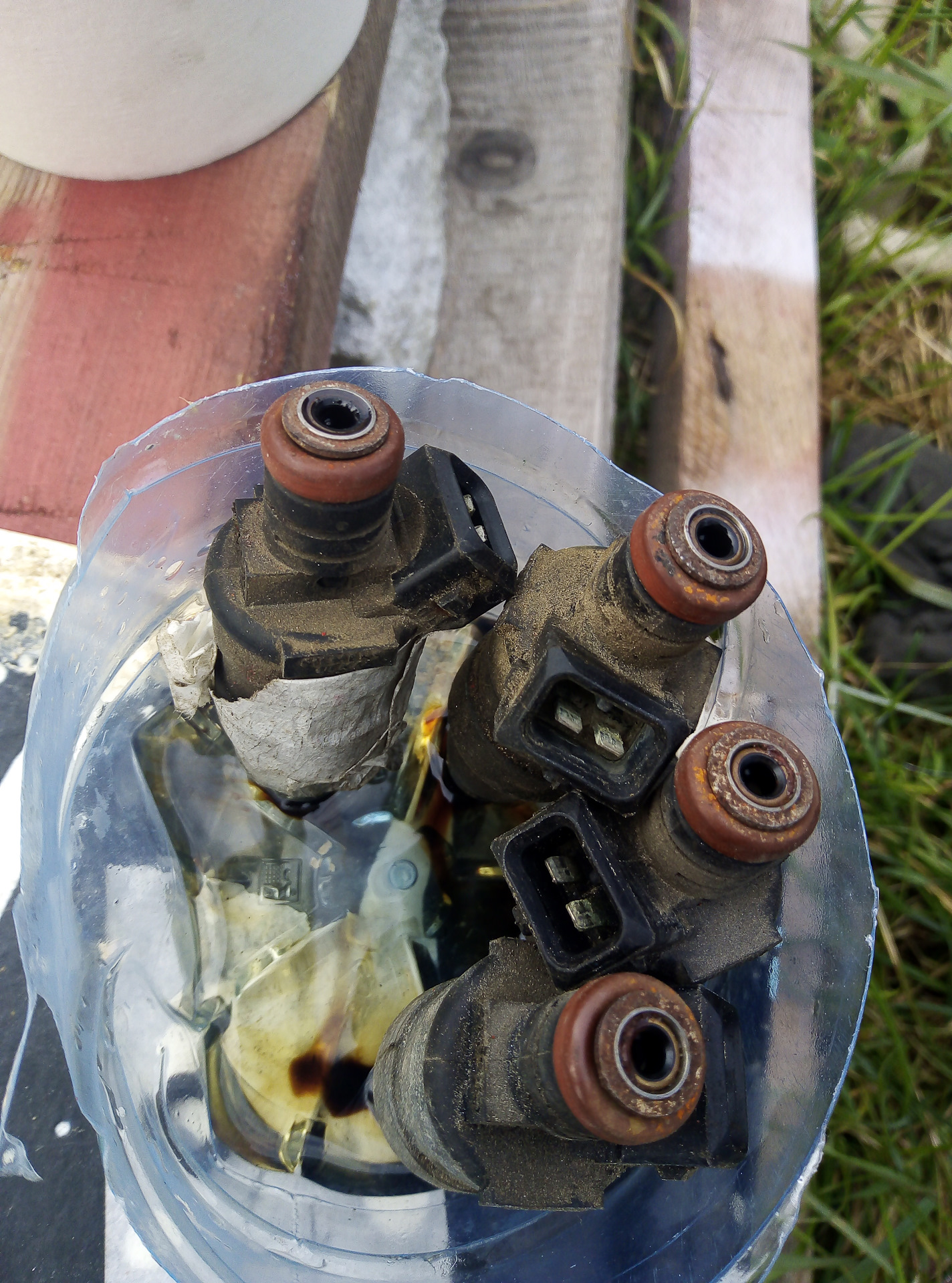 Промывка форсунок ЗМЗета — ГАЗ 3110, 2,3 л, 2001 года | своими руками ...