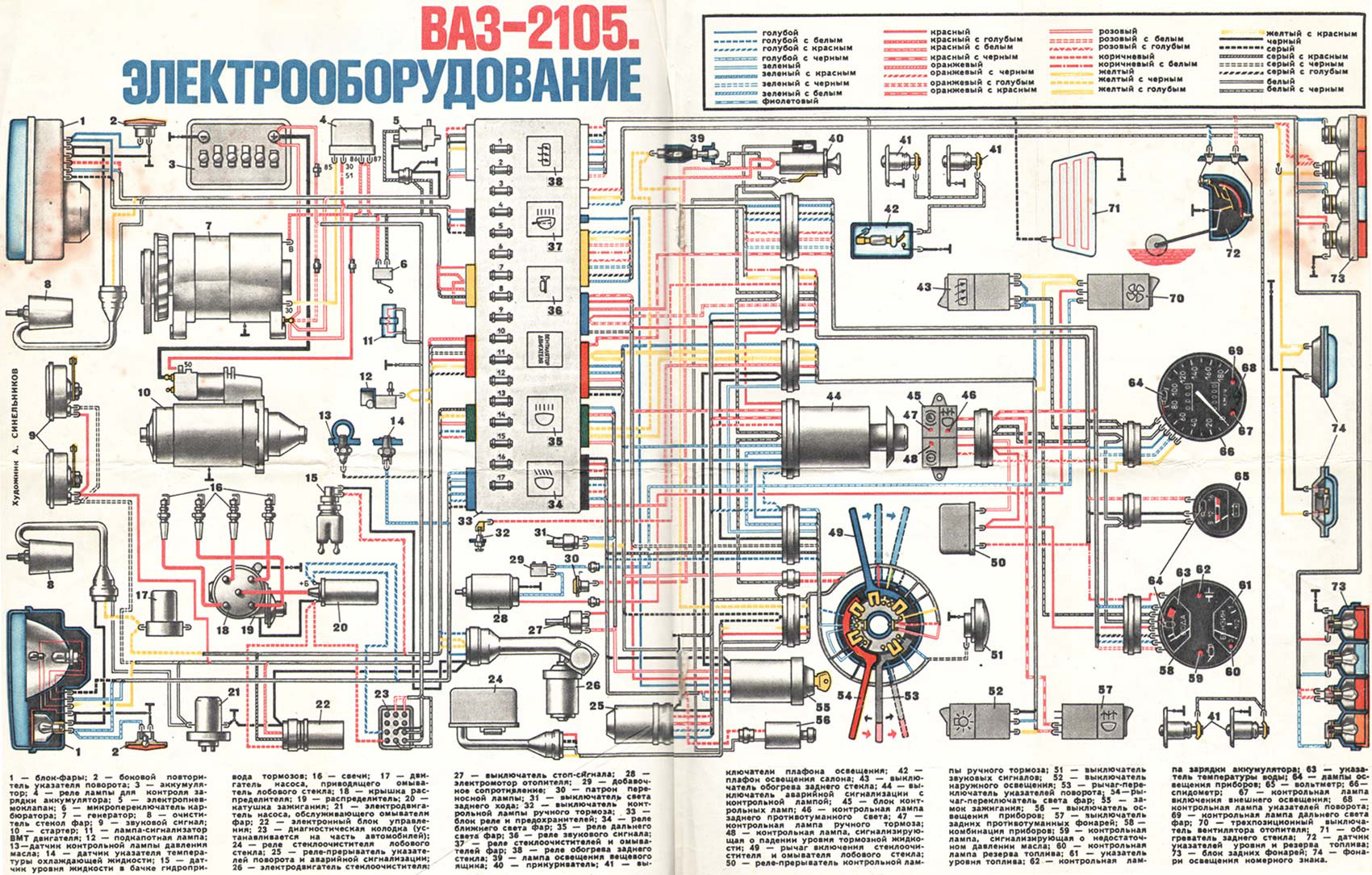 Ответы Mail.ru: электрическая схема ваз 2107 инжектор