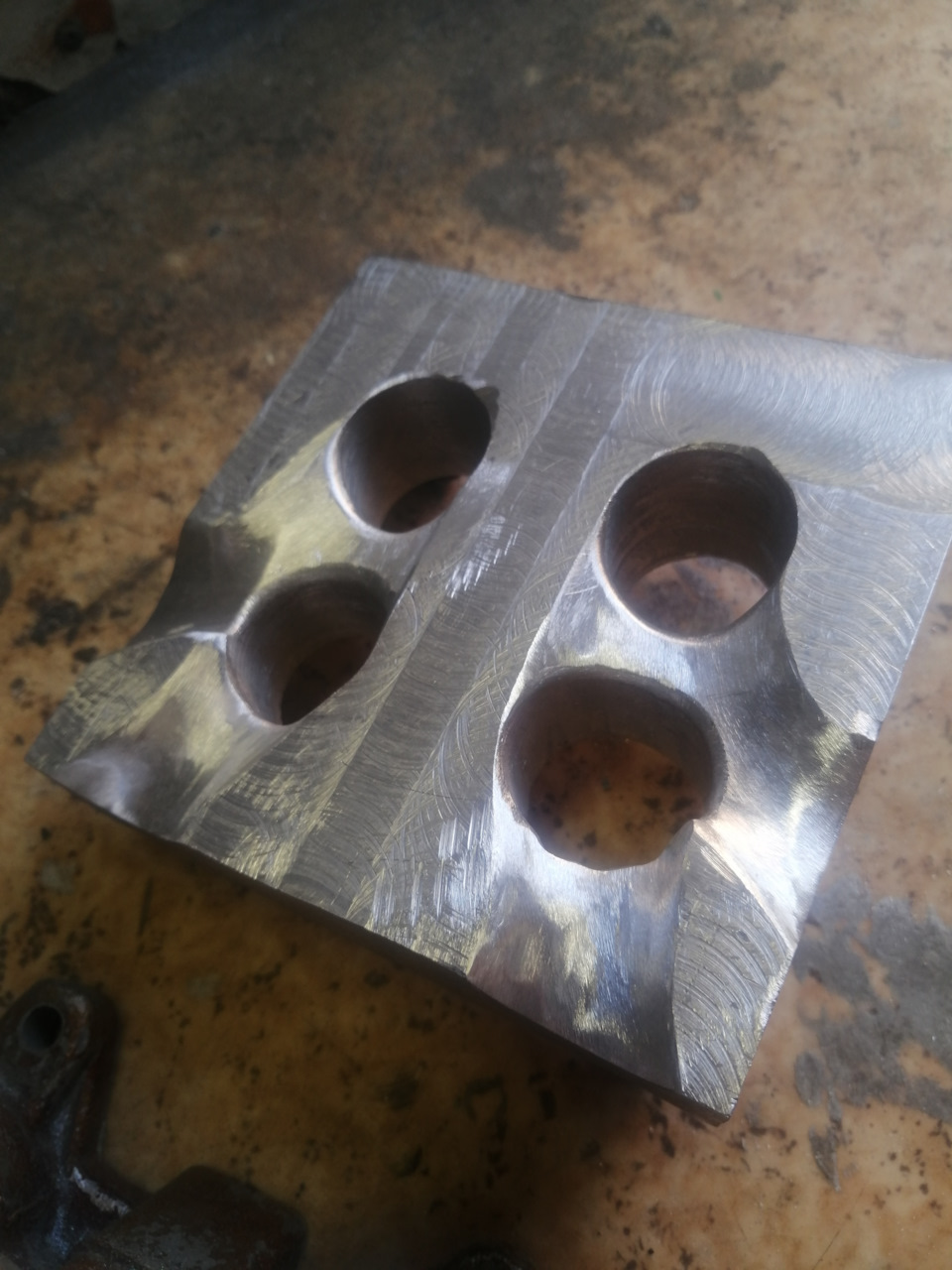 Распиленные каналы подогнанные к коллектору — ИЖ Москвич 412
