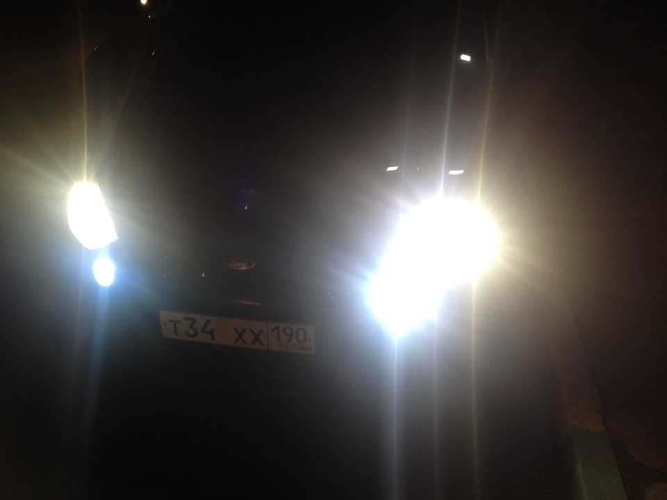 Габариты+ПТФ+Дальний — Ford S-Max (1G)