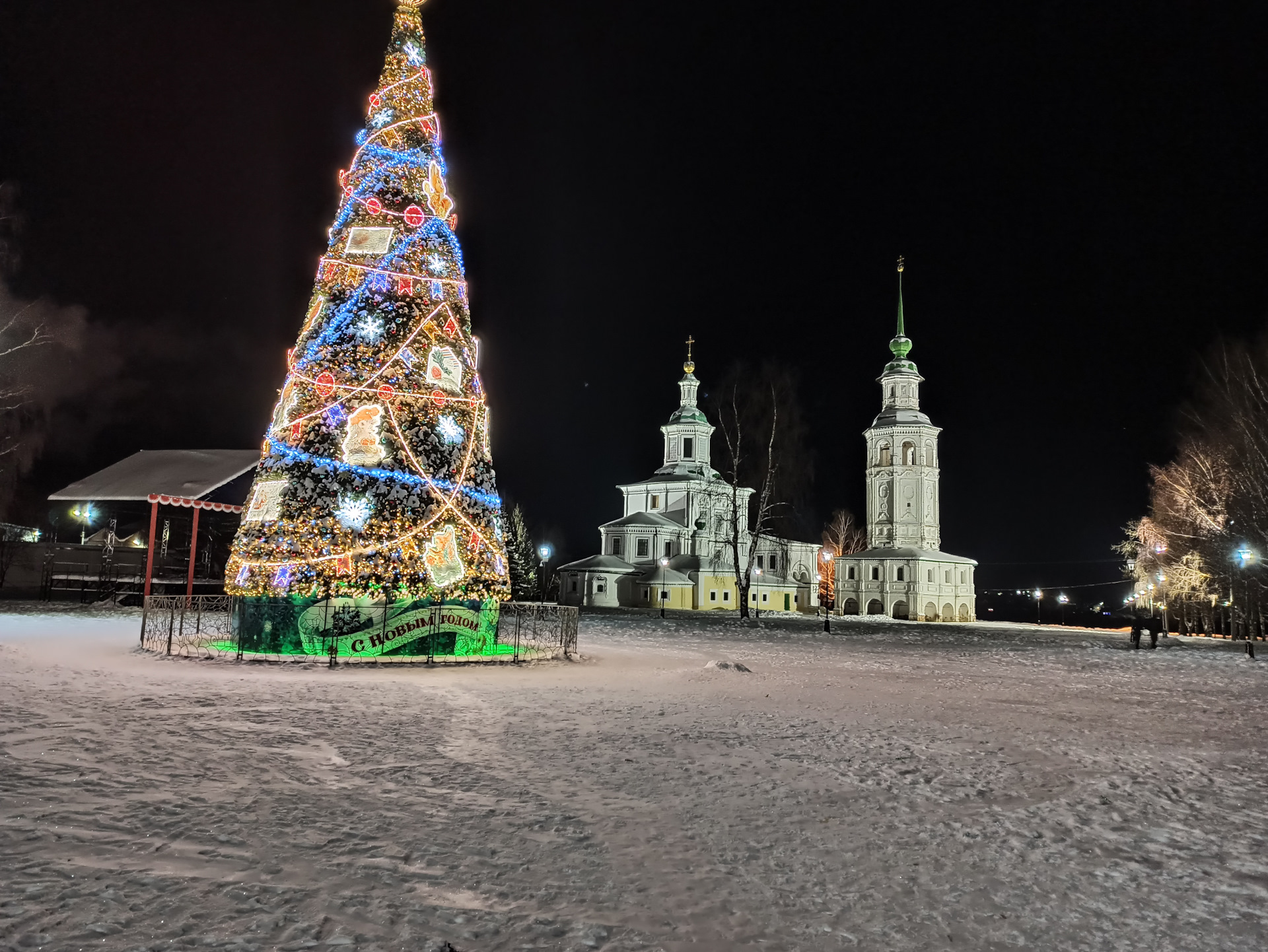 Главная елка карелии. Елка в Великом Устюге фото. Фото елки в великим Устюге.