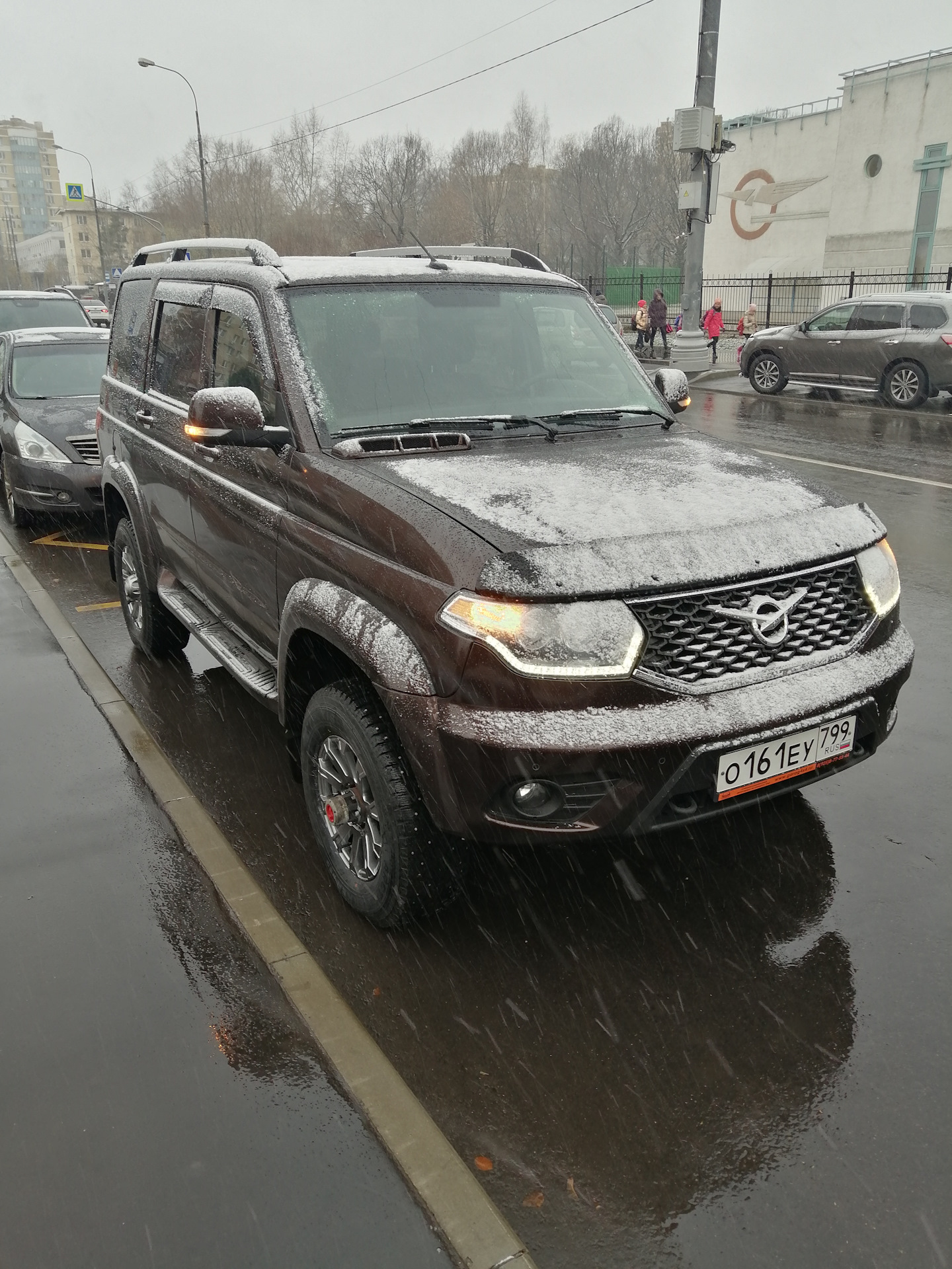 По накатанной — зимняя резина и диски на 16 — УАЗ Patriot, 2,7 л, 2018 ...