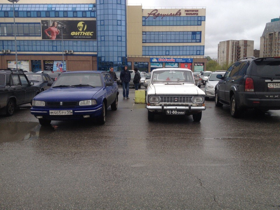 "Встреча АКМ Омск 26.05.2018" или "Два дебила — это сила" — Москвич 408 ...