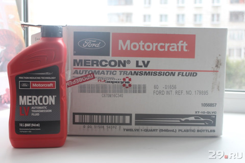 XT10QLVC Масло трансмиссионное синтетическое mercon lv automatic, 1л ...
