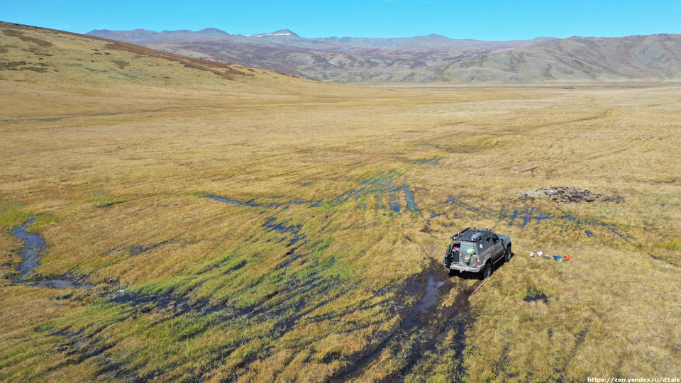 Болото перед Акколь — Nissan Patrol GR II (Y61)