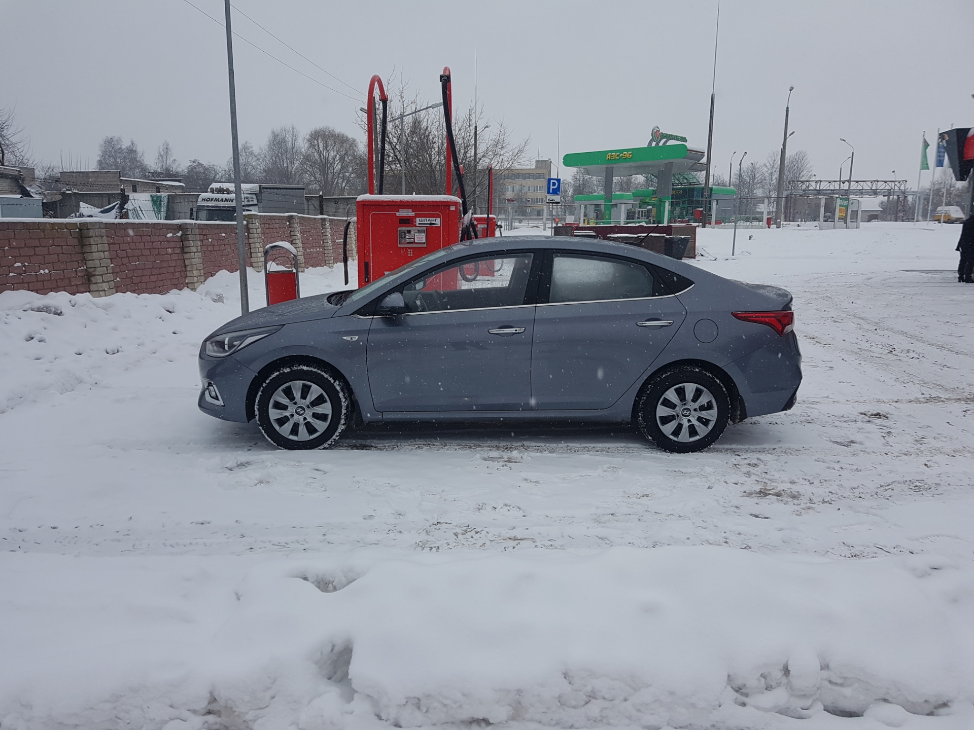 Переобувка на зиму — Hyundai Accent (5G), 1,6 л, 2018 года | шины | DRIVE2