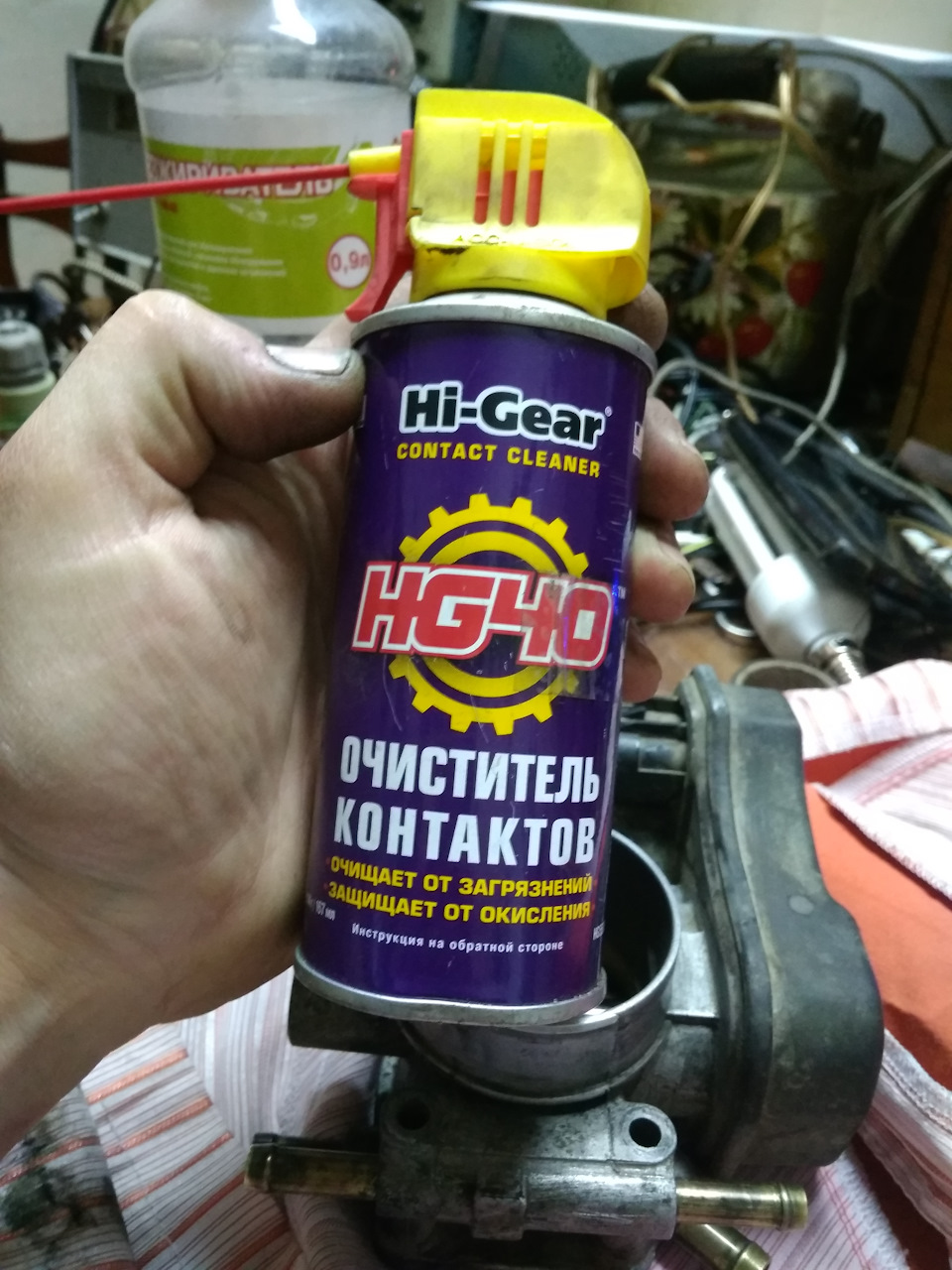 Заслонку надо чистить. — Opel Zafira A, 1,6 л, 2003 года | плановое ТО ...