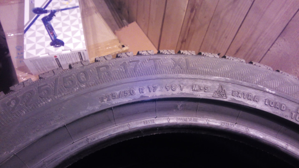 Зимние шины — Toyota Wish (AE10), 1,8 л, 2004 года | шины | DRIVE2