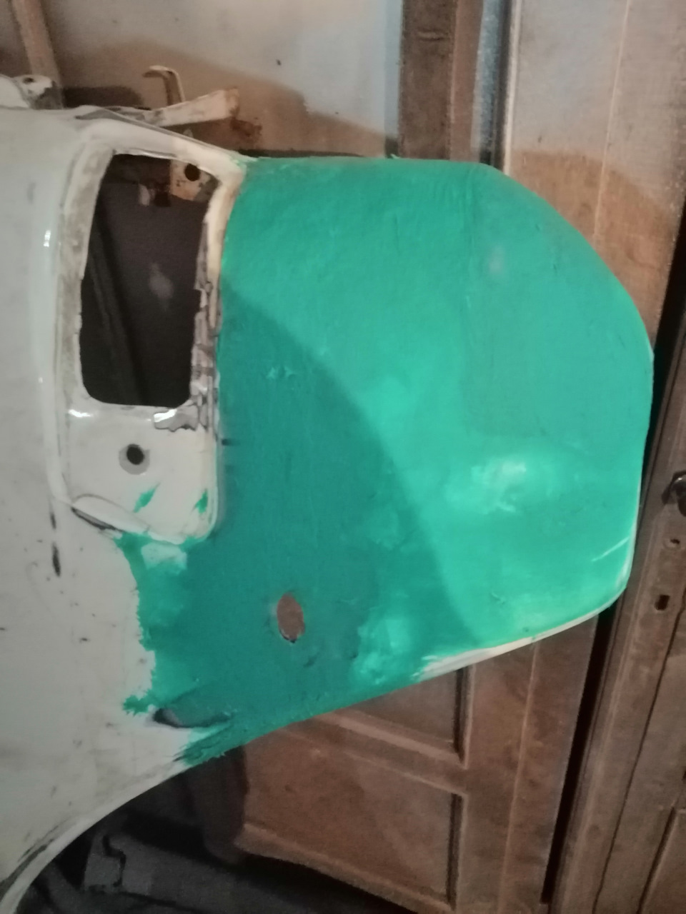 Капот крылья часть 1 — ГАЗ 2410, 2,4 л, 1988 года | кузовной ремонт ...