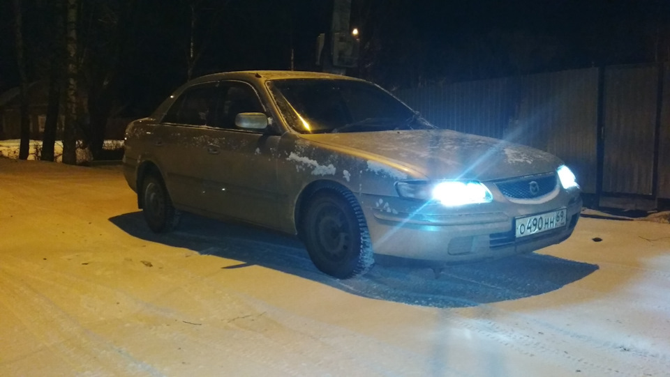 Замена передних пружин. Мазда Capella 2.0TDi — Mazda Capella VI, 2 л ...