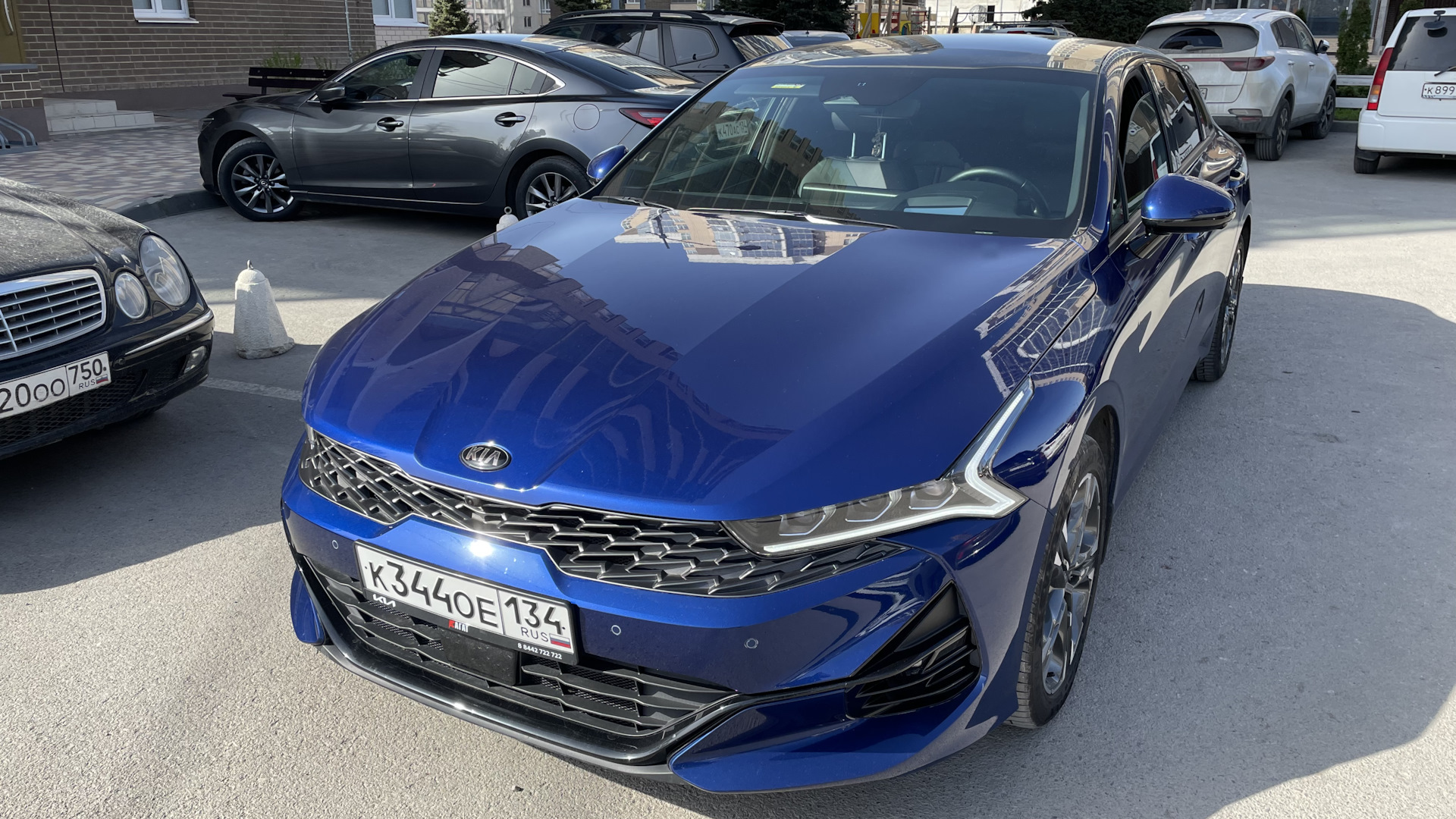 KIA K5 (3G) 2.5 бензиновый 2021 2.5 Atmo, Синий металлик на DRIVE2