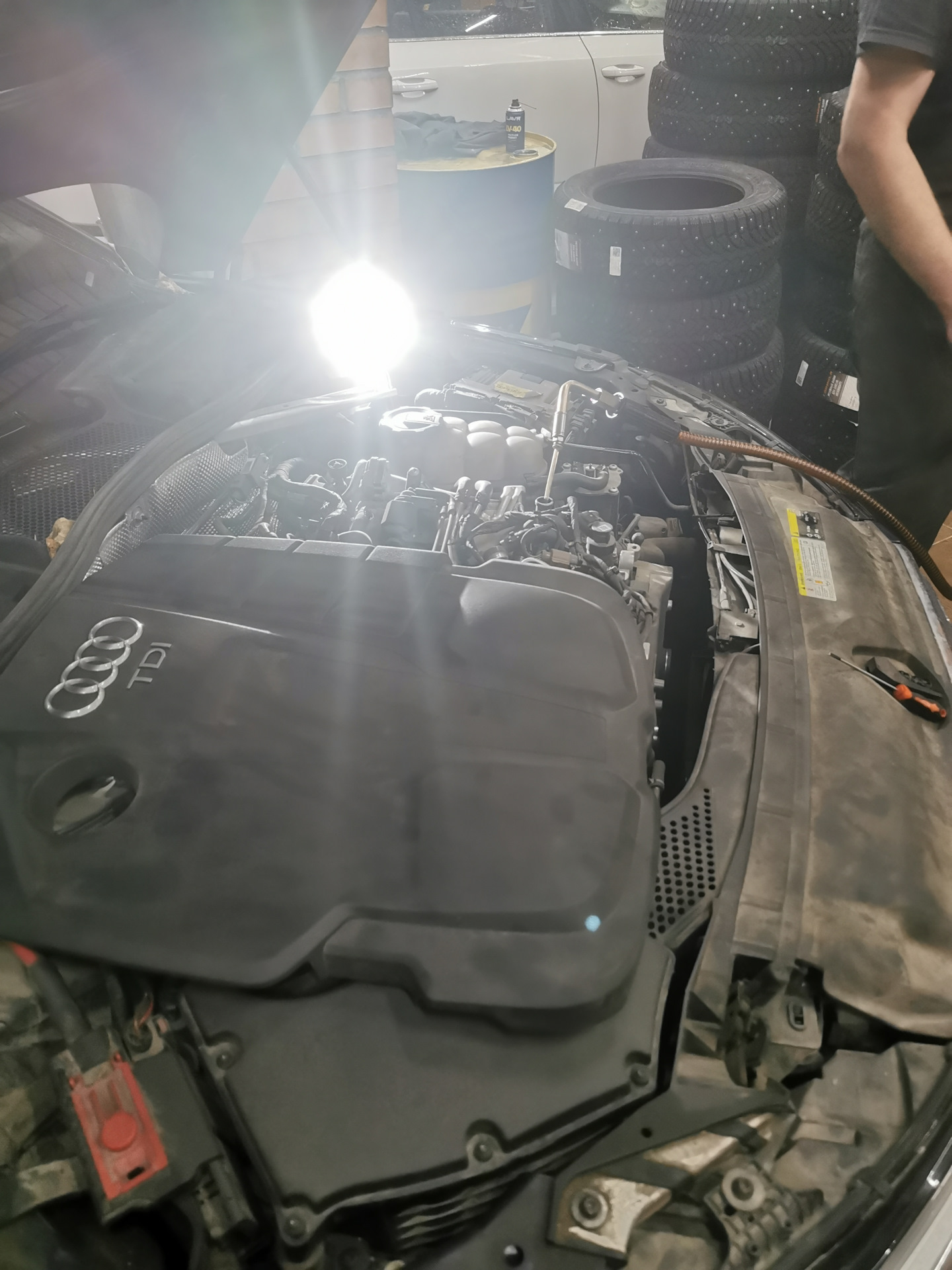 Про перелив масла, сервисы и расход топлива — Audi A4 (B9), 2 л, 2018 ...