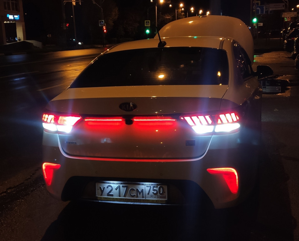 Расширение заднего хода в поворотники — KIA Rio (4G), 1,6 л, 2018 года ...