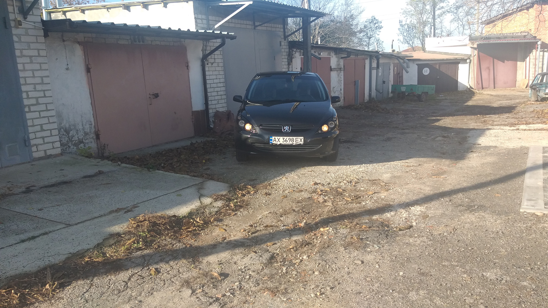 ДХО дальний в полнакала Пежо 307 (дорест) — Peugeot 307, 2 л, 2002 года ...