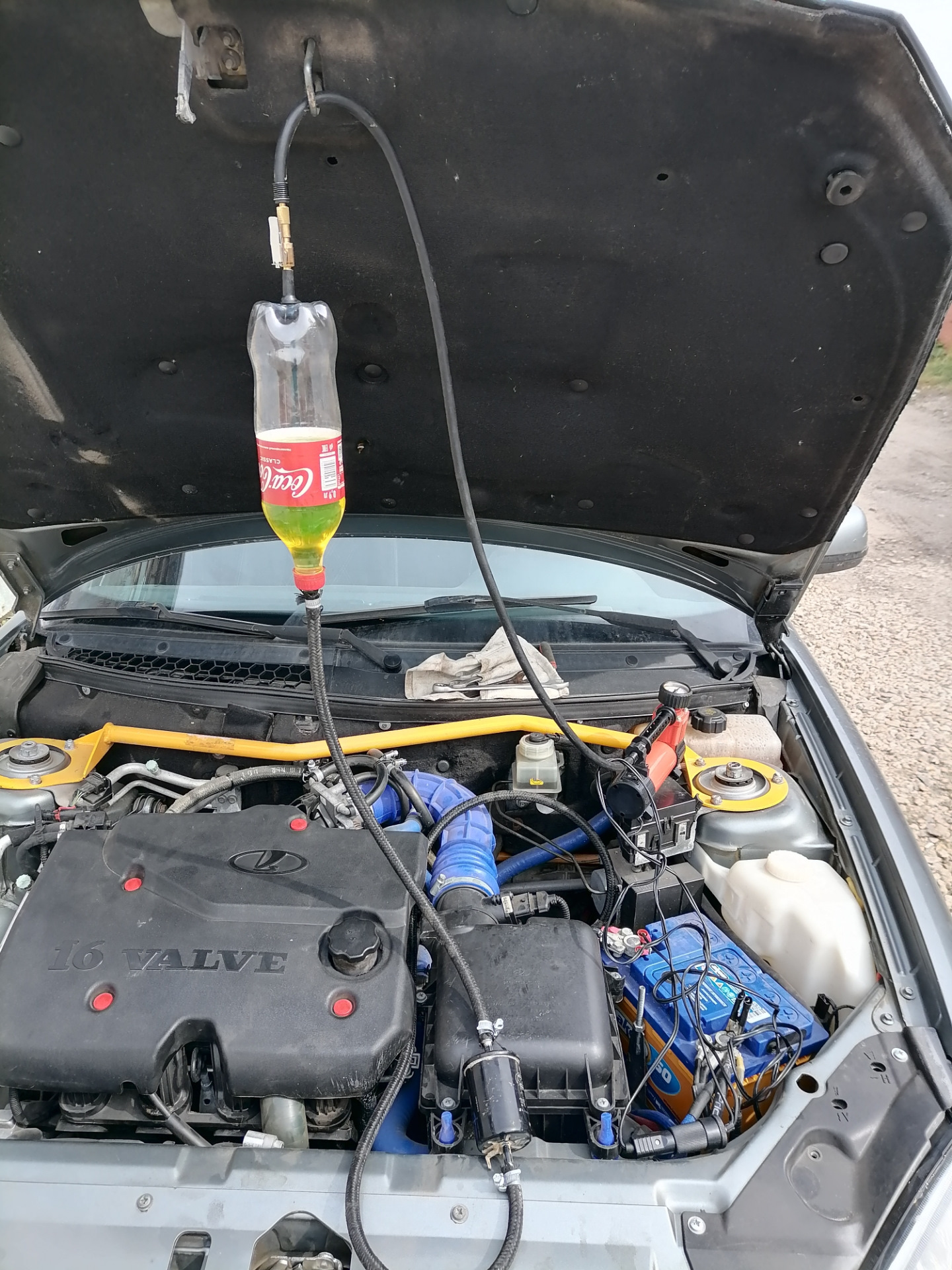 Промывка форсунок без снятия и замена топливных фильтров — Lada Приора ...