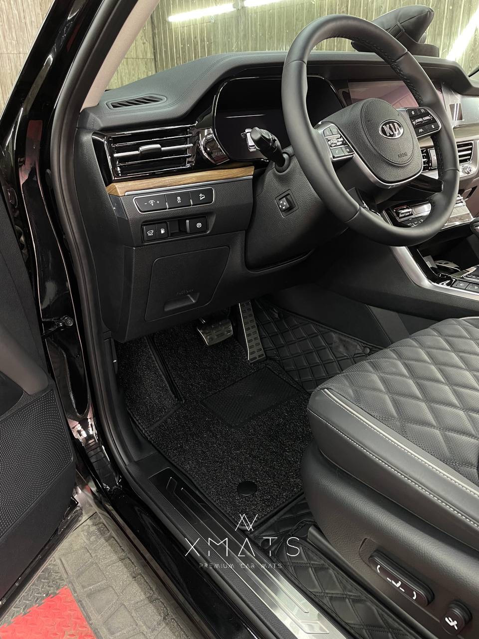 Коврики из экокожи для KIA Mohave. 3D коврики из экокожи для KIA Mohave ...