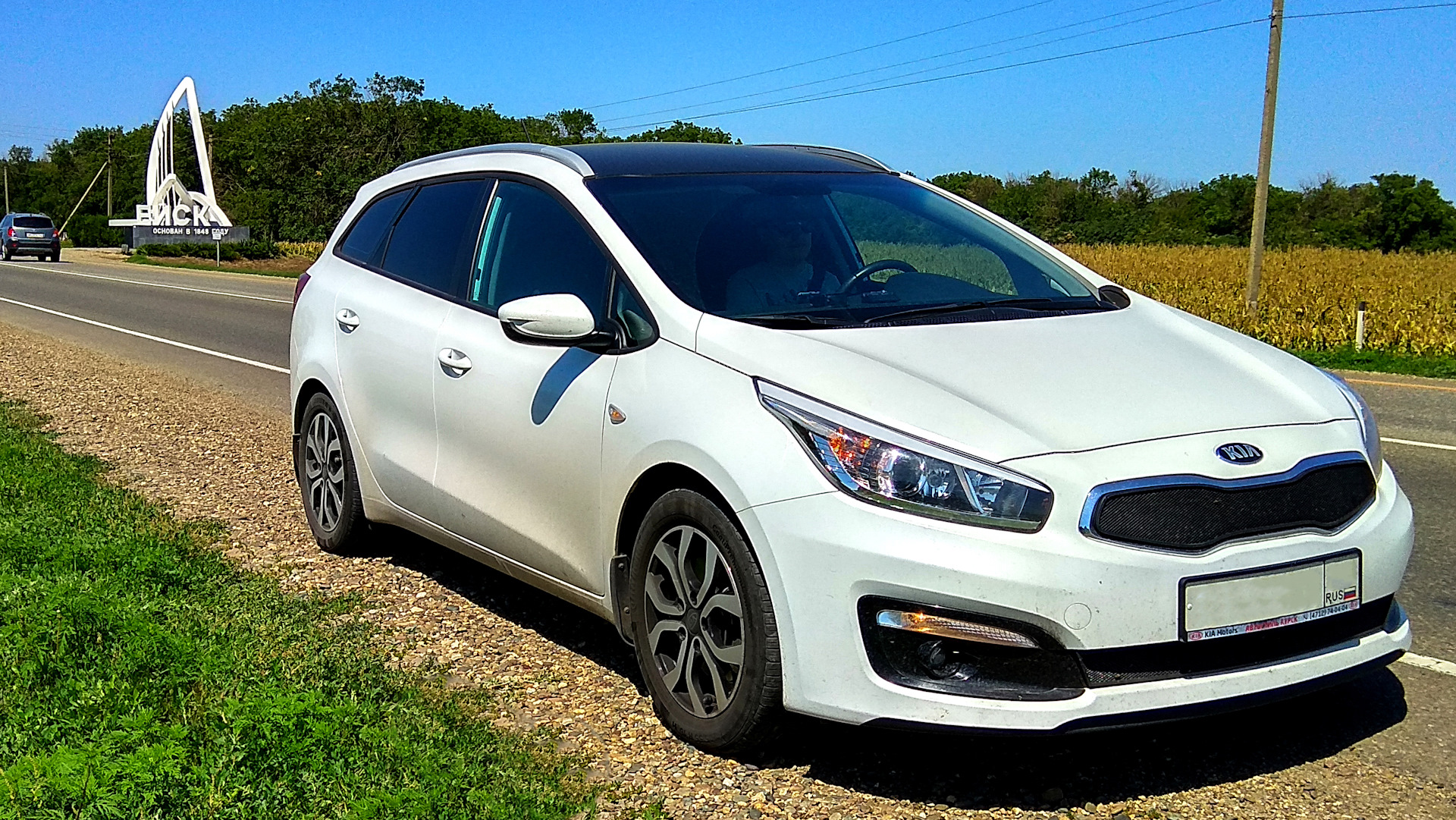 67. Ейск 2019 (дорога) — KIA Ceed SW (2G), 1,6 л, 2016 года | путешествие |  DRIVE2