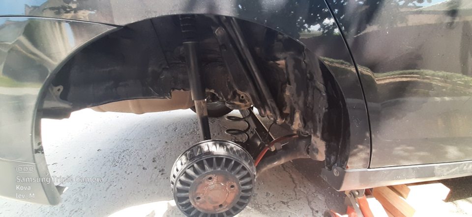 Антикор задних арок — Nissan Almera V (G11/15), 1,6 л, 2013 года ...