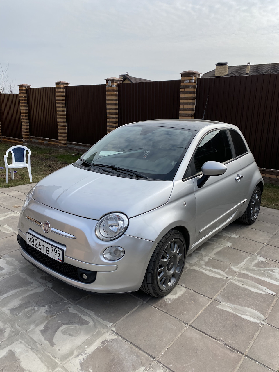 Наконец-то дома — FIAT 500, 1,4 л, 2009 года | просто так | DRIVE2