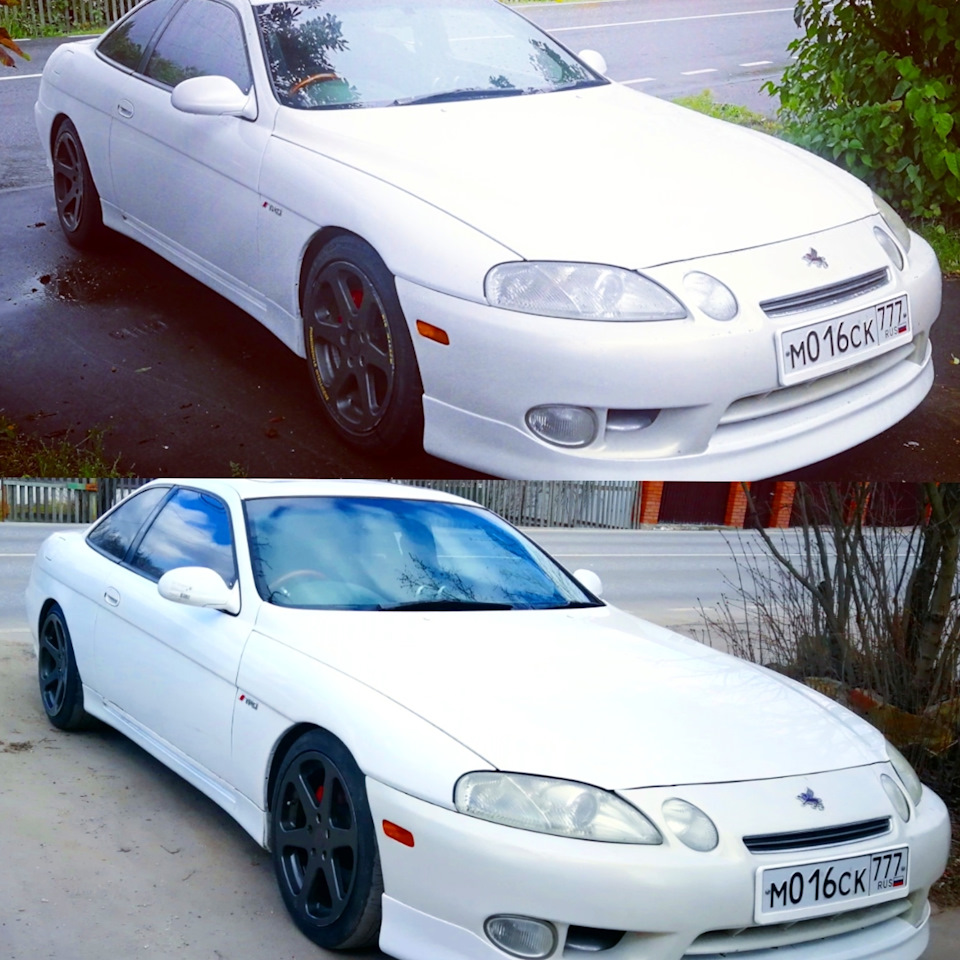 R18 vs R17 — Toyota Soarer (3G), 3 л, 1995 года | колёсные диски | DRIVE2