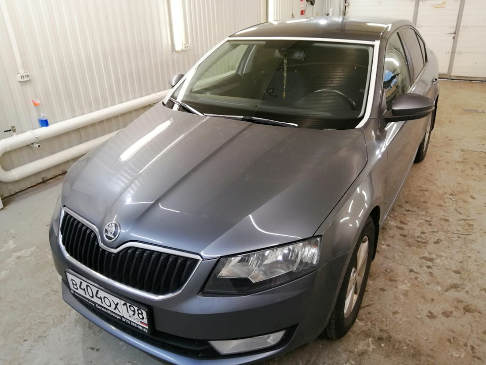 Полировка лобового стекла на Skoda Octavia в спб. — autodop-spb.ru на ...