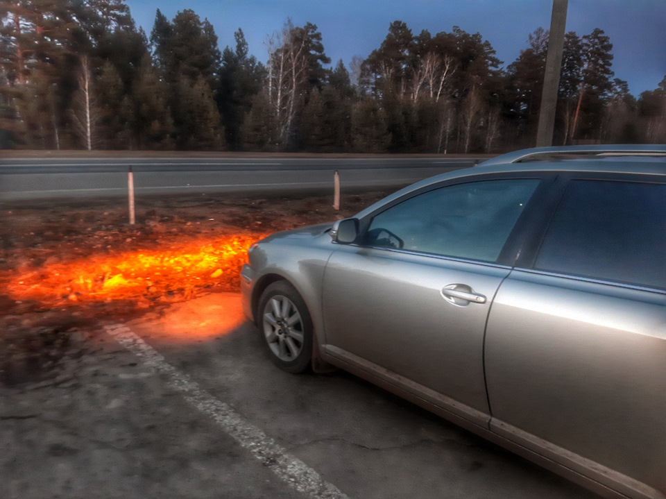 12.Наконец то тепло. Запись не о чем. — Toyota Avensis II, 2 л, 2008 ...