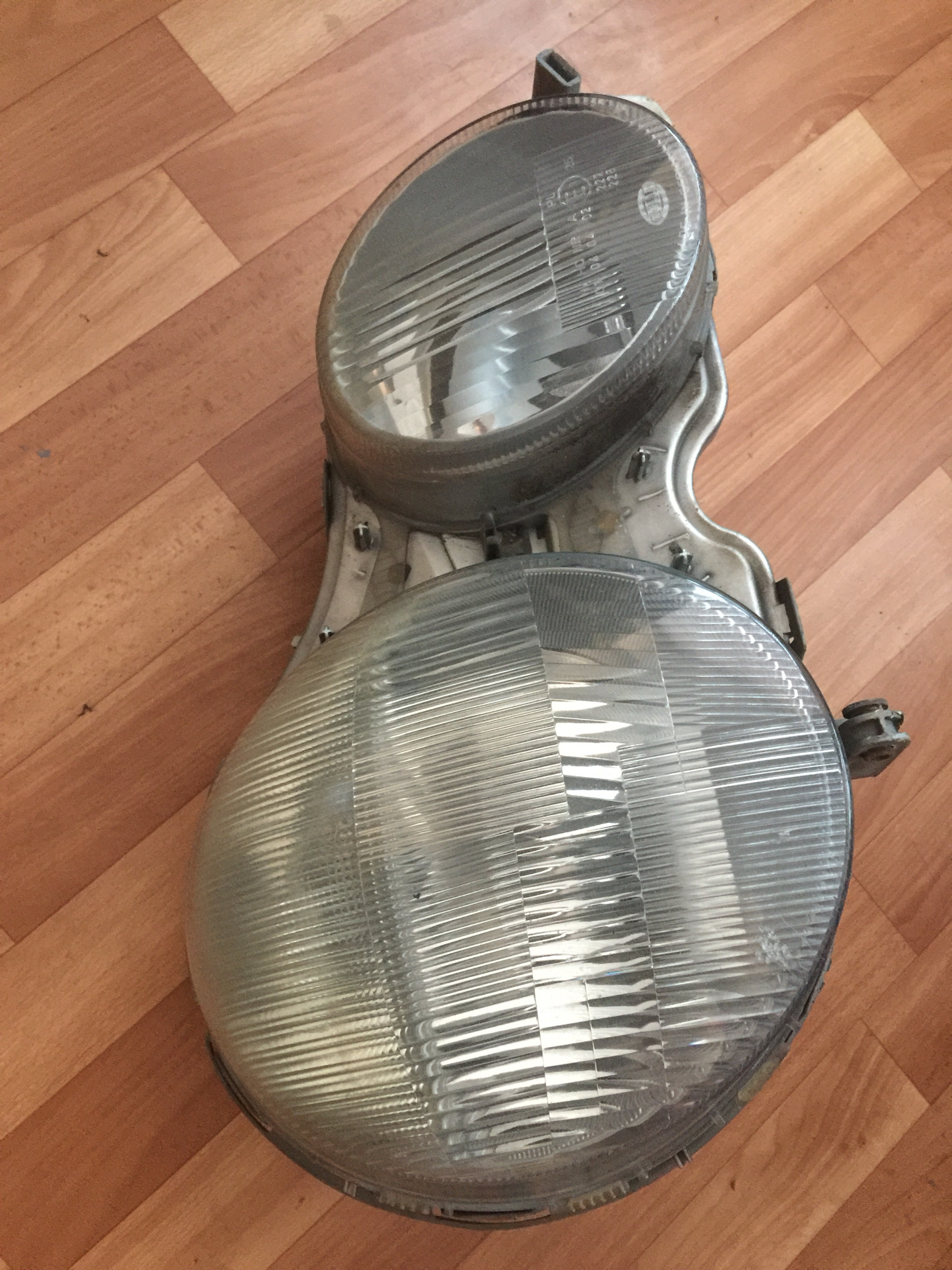 Восстановление фар — Mercedes-Benz E-Class (W210), 2,4 л, 1998 года ...