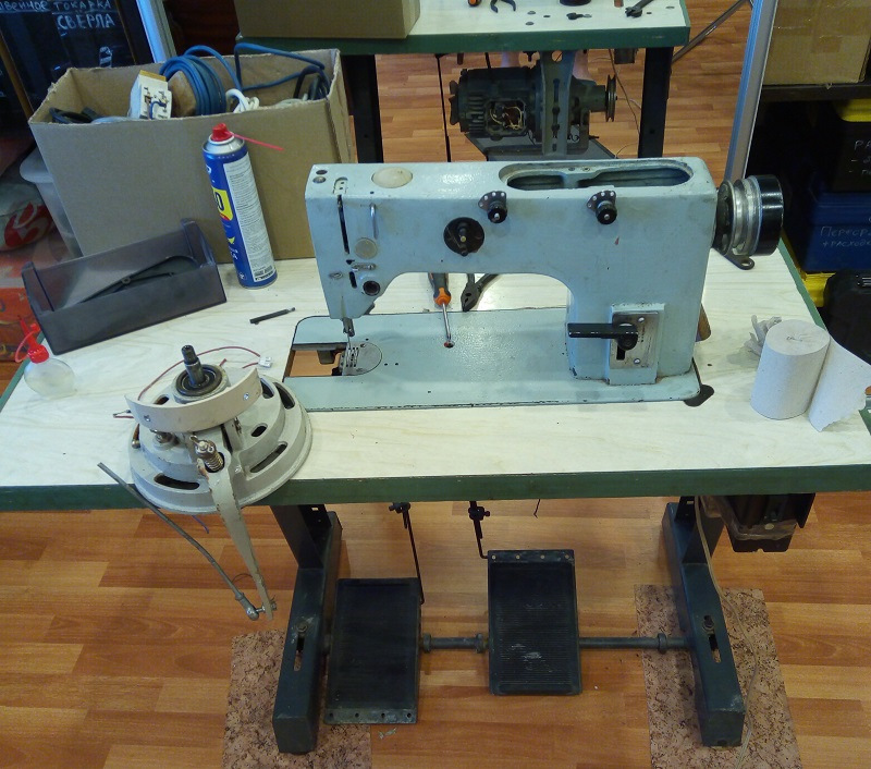 Переделка швейной машинки в стол
