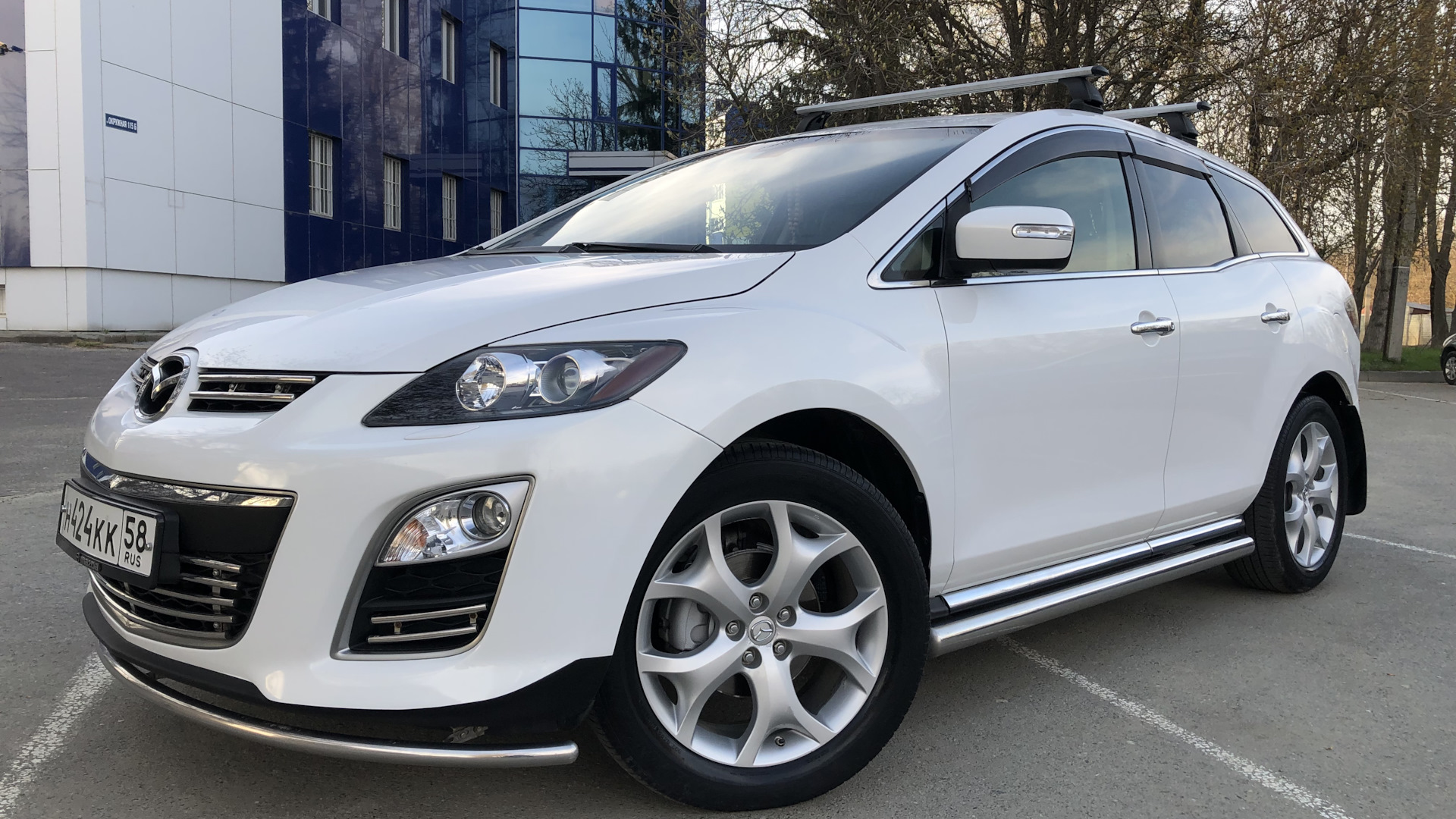 Mazda CX-7 2.3 бензиновый 2011 | 🔥ПЕРЛАМУТРОВАЯ БЭЙБА🔥 на DRIVE2