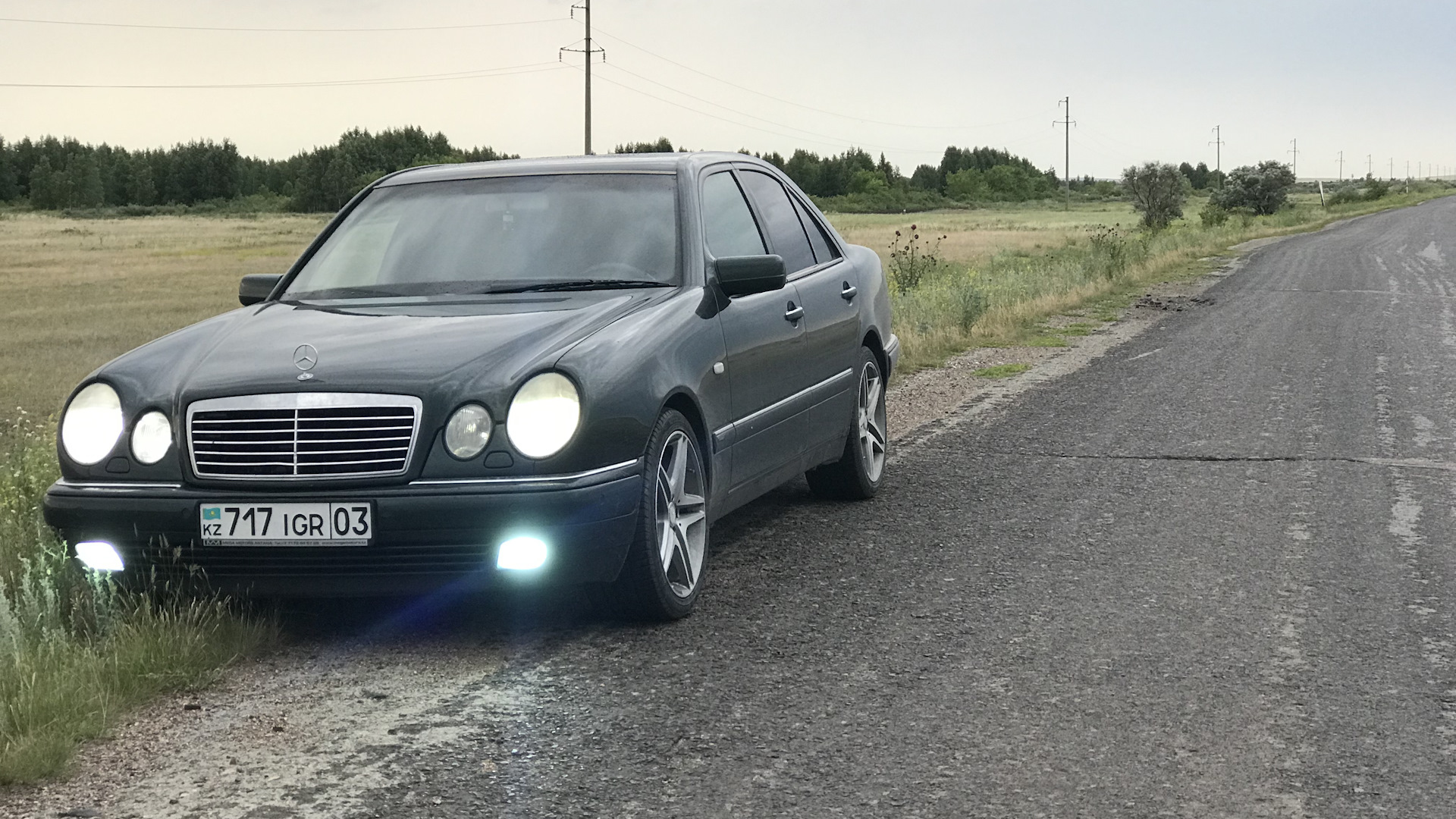 Mercedes-Benz E-class (W210) 2.8 бензиновый 1997 | ЗЕЛЁНЫЙ ШЕРШЕНЬ на DRIVE2