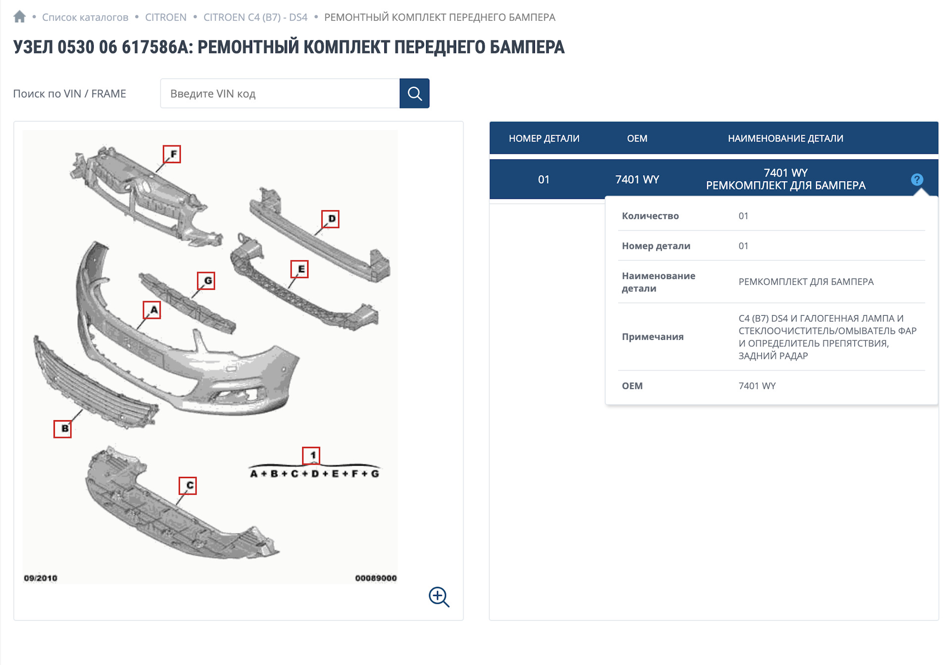 Запчасти ситроен