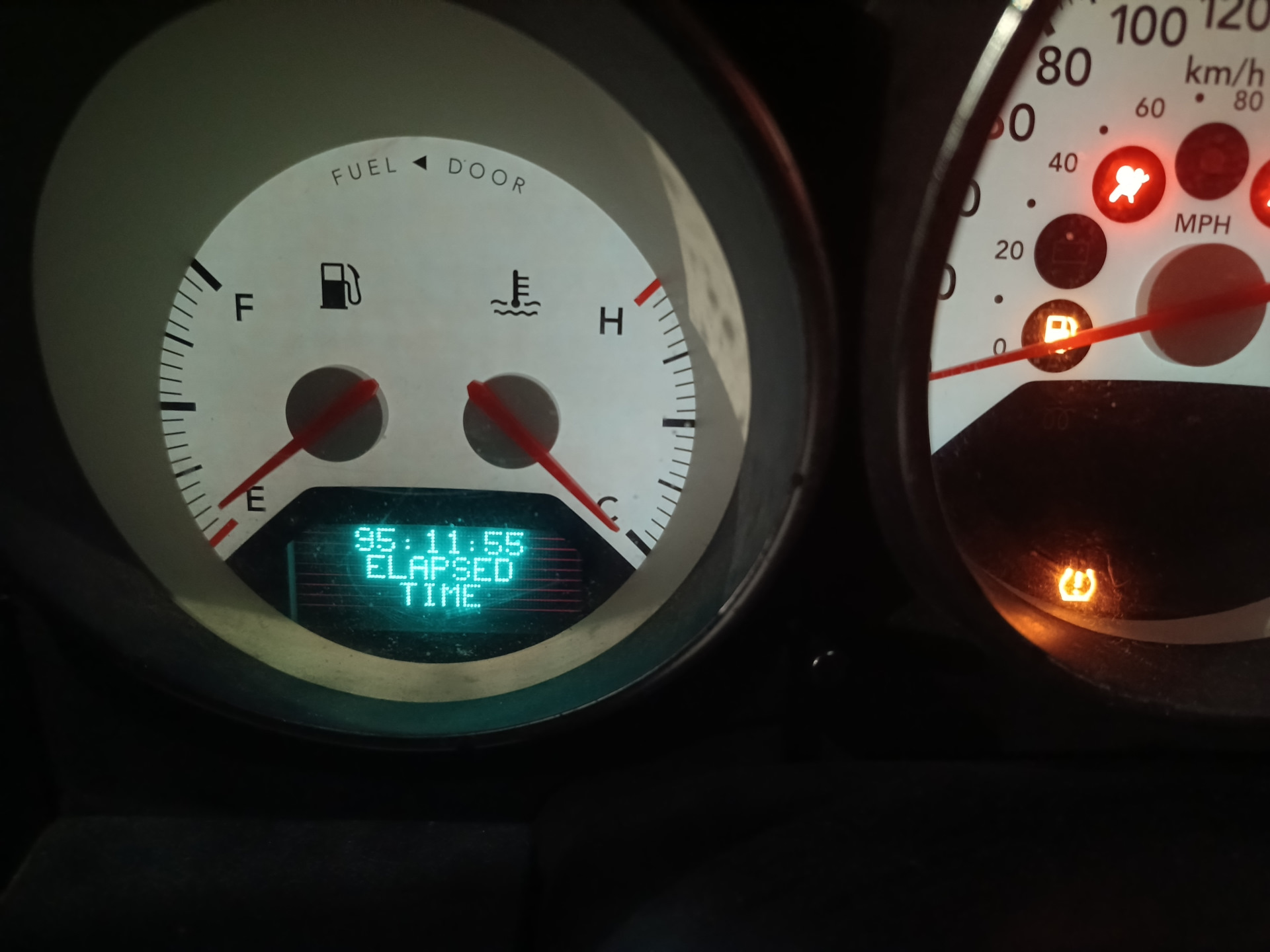 Elapsed time — Dodge Caliber, 2 л, 2008 года | наблюдение | DRIVE2