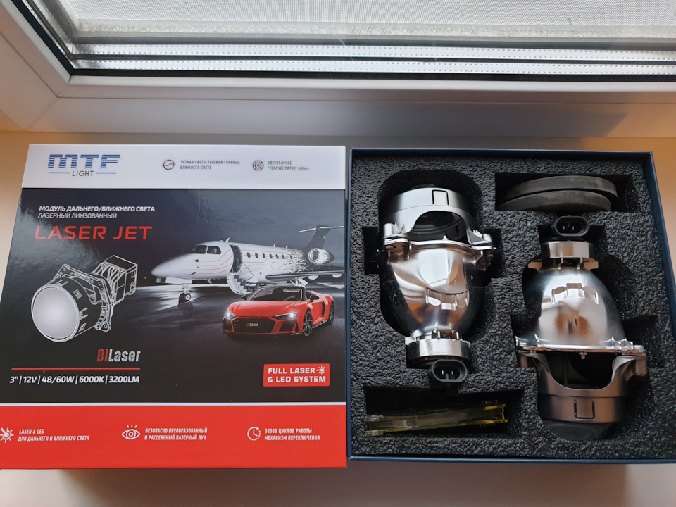 Ретрофит. BiLed от MTF light LaserJet — Lexus GX (UZJ120), 4,7 л, 2005 ...