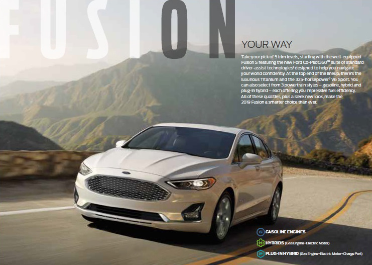 Ford fusion usa комплектации