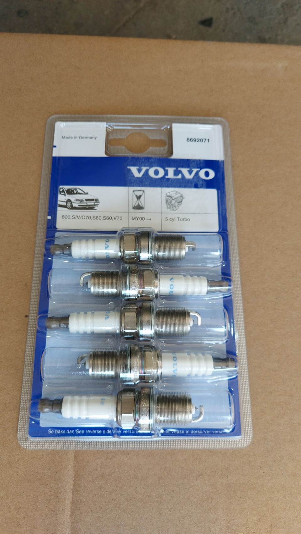 8692071 Свечи зажигания Volvo | Запчасти на DRIVE2
