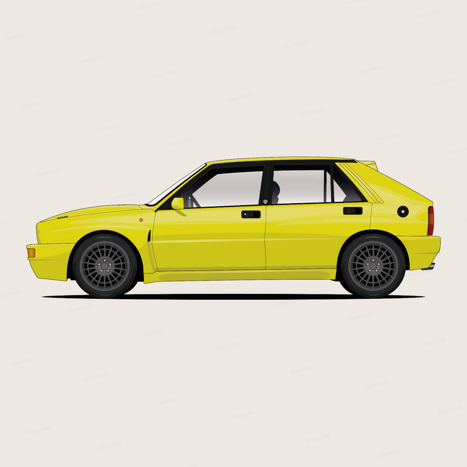 Рисунок Lancia Delta Integrale — DRIVE2