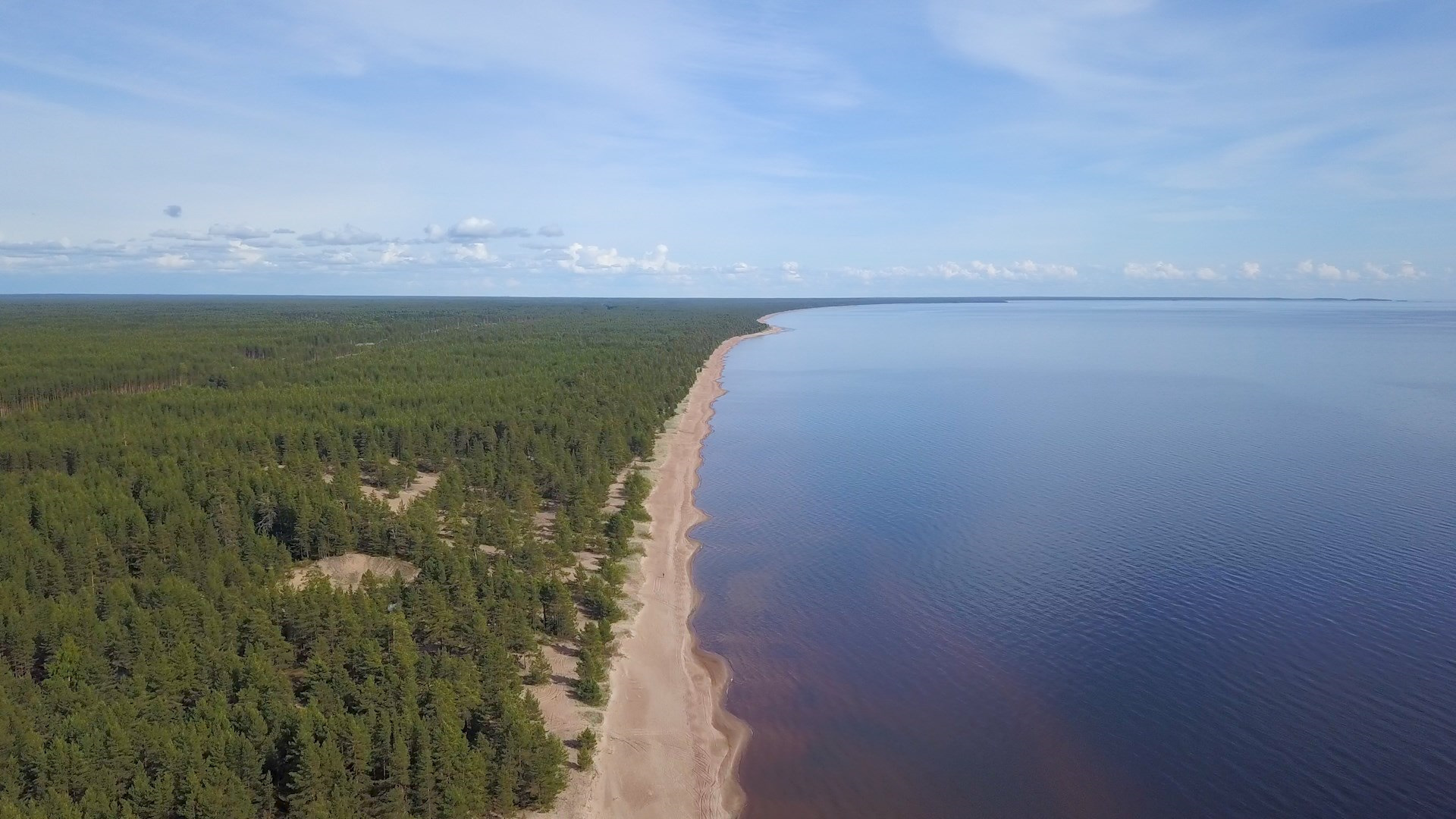 Село Видлица на Ладожском озере