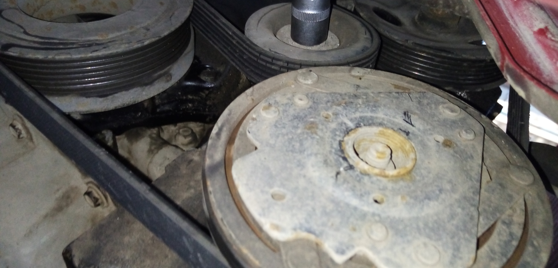 Замена приводного ремня, на Шевроле Авео Т-200 1.6 а/т — Chevrolet Aveo ...