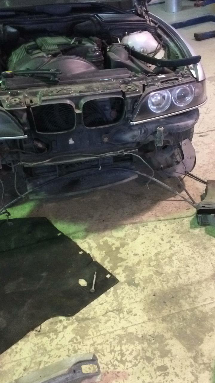 Замена парктроников и ремонт косы — BMW 5 series (E39), 3 л, 2002 года ...