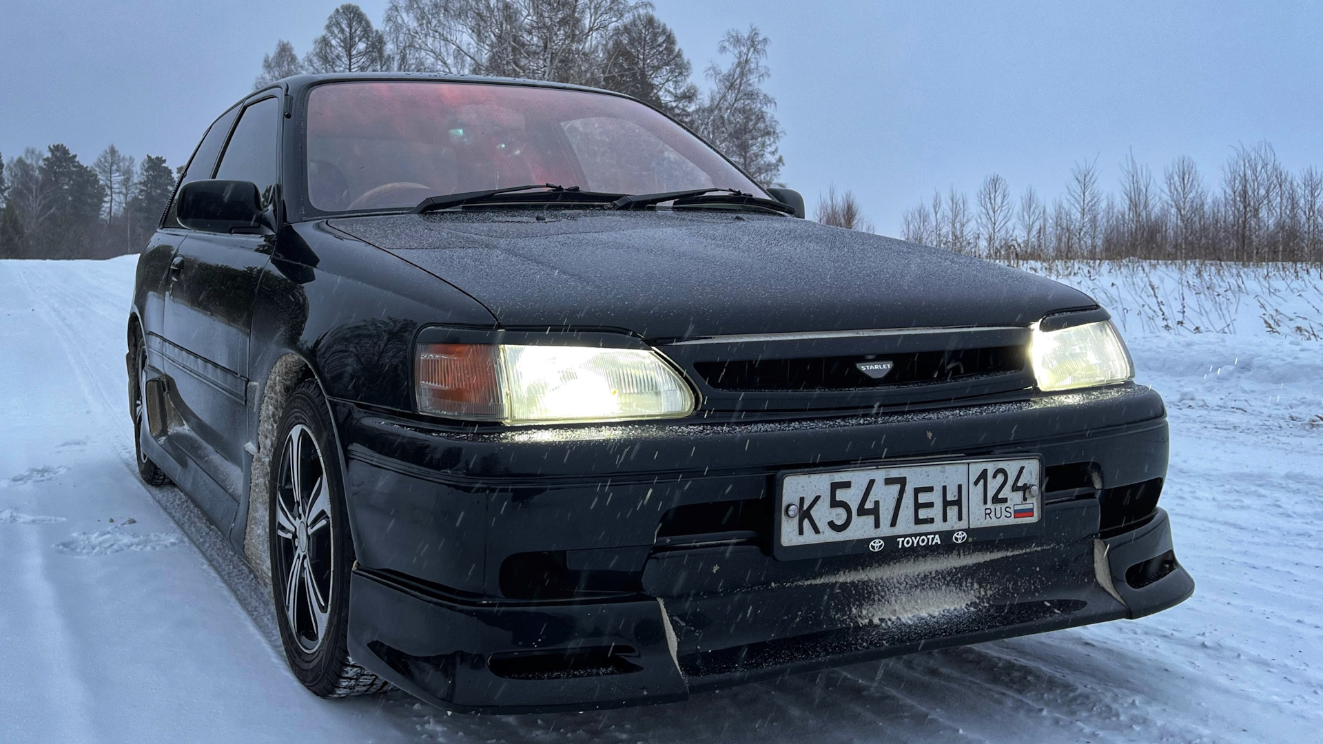 Toyota Starlet (80) 1.5 бензиновый 1994 | 5E Dark Edition на DRIVE2