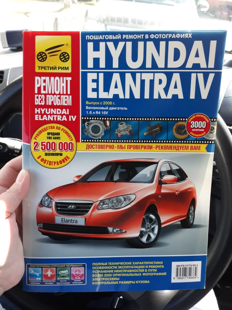 Мануал по ремонту, с авито — Hyundai Elantra (4G), 1,6 л, 2009 года |  аксессуары | DRIVE2