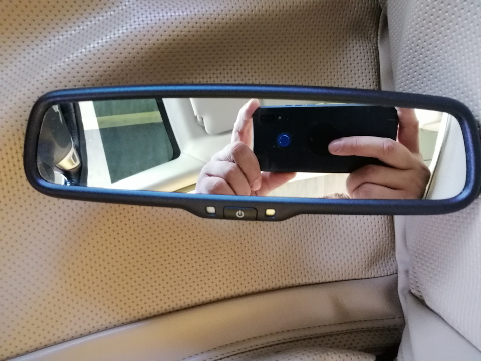 Салонное зеркало с автозатемнением — Mitsubishi Lancer X, 2 л, 2008 ...