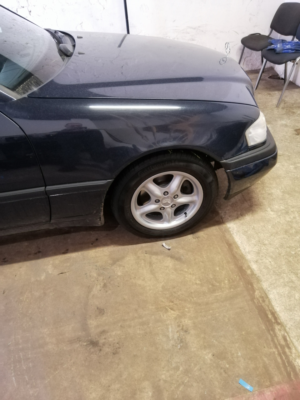 Переобулся. Новые диски — Mercedes-Benz C-Class (W202), 2 л, 1994 года ...