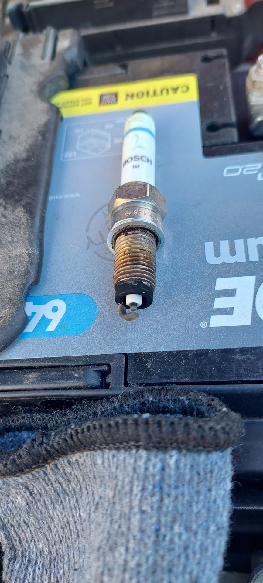 фото свечи 2-го цилиндра — Volkswagen Polo Sedan