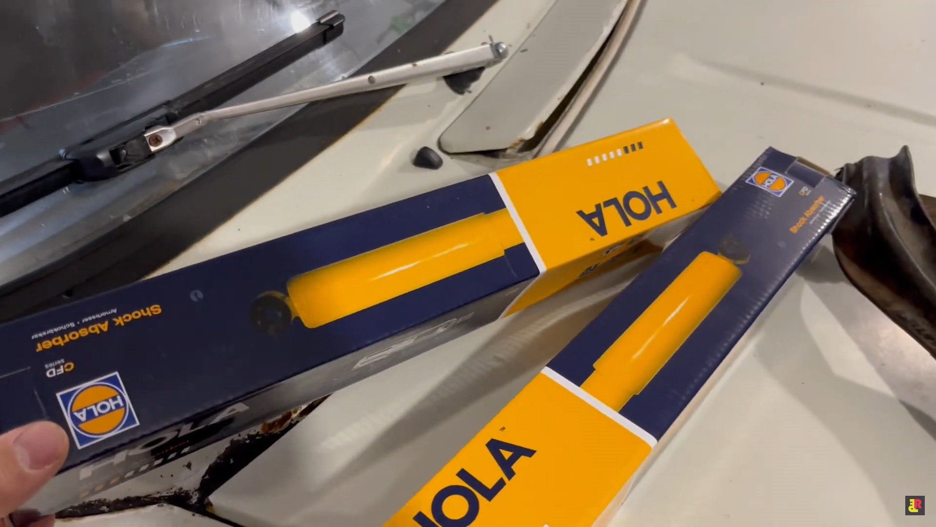 Амортизаторы на Москвич 412 от Шевроле Нива + замена верхних рычагов ...