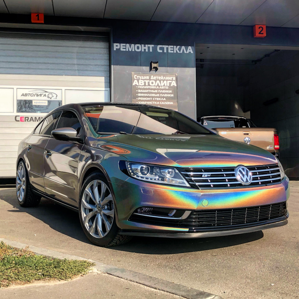 Оклейка Авто в 3M PSYCHEDELIC — Volkswagen Passat CC, 2 л, 2013 года |  стайлинг | DRIVE2