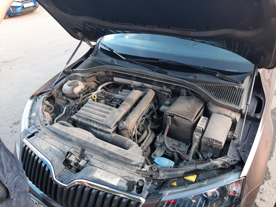 Уборка после покупки. — Skoda Octavia A7 Mk3, 1,4 л, 2013 года | мойка ...