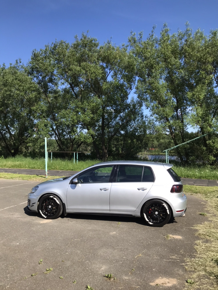 Наклейки на шины от tony motors — Volkswagen Golf GTI Mk6, 2 л, 2010 ...